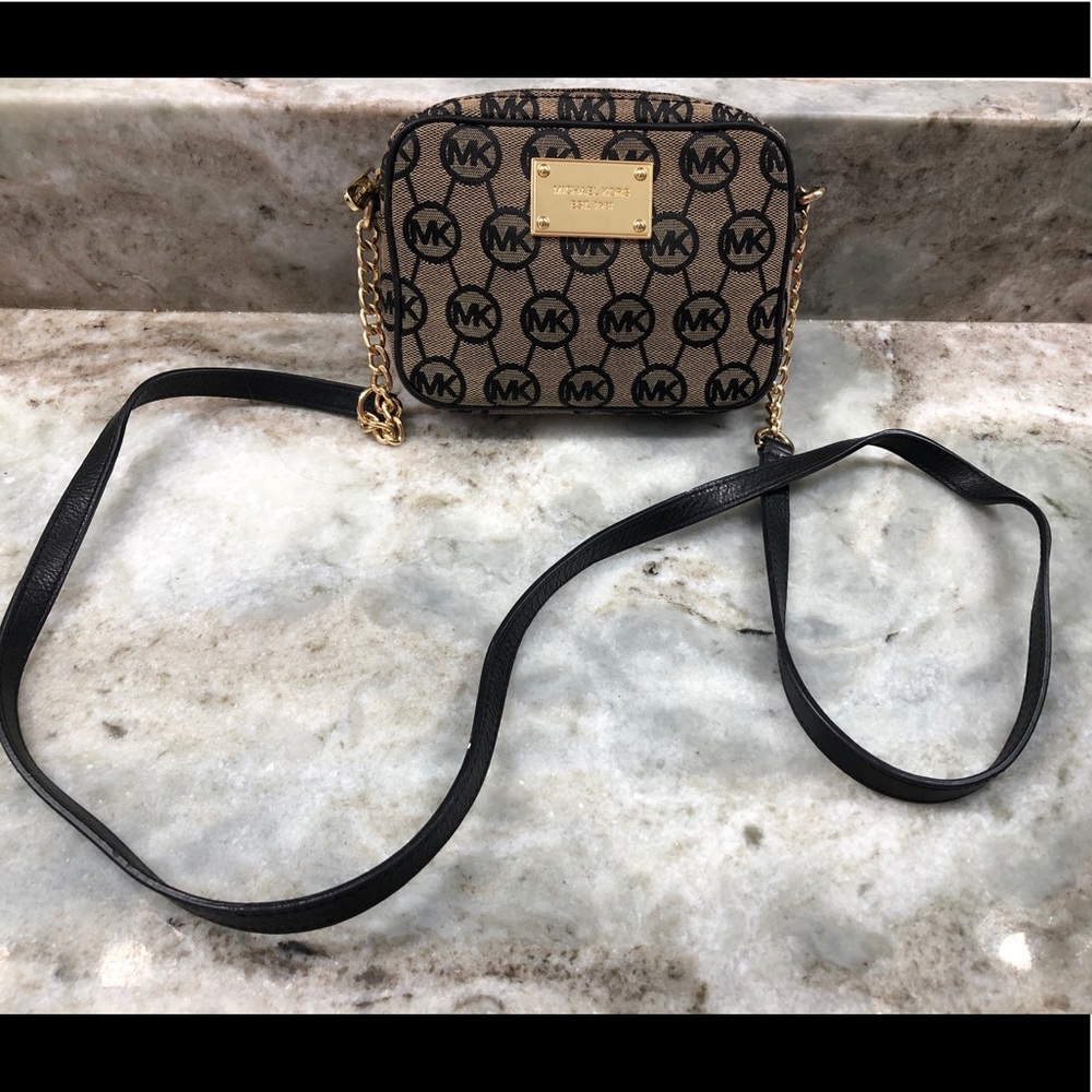 Michael Kors Black Logo Crossbody Bag
